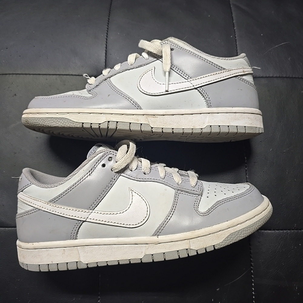 Nike Dunk Low Two Toned Wolf Grey Pure Platinum Size 6.5